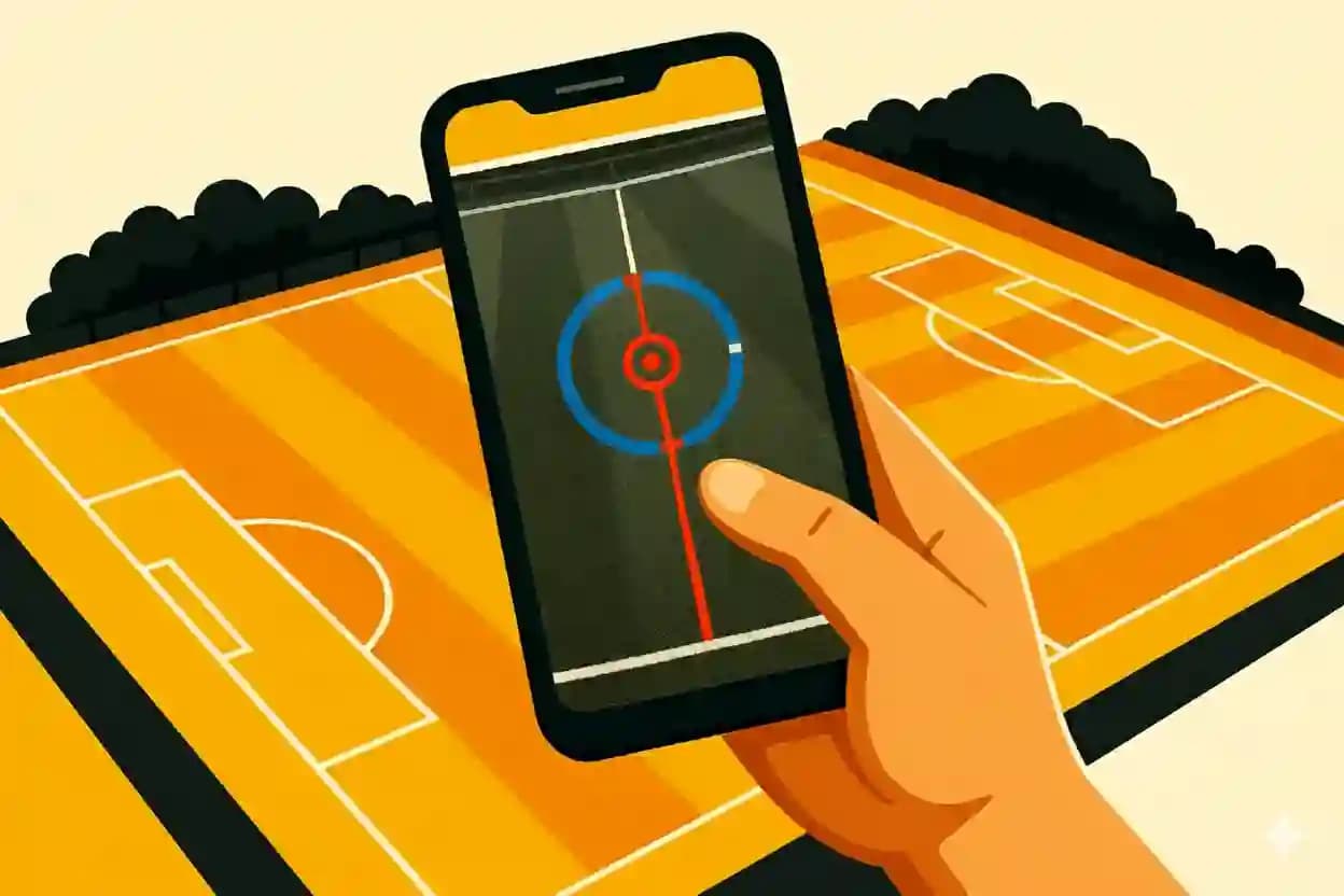 Field Center Detection for Augmented Reality in Sports